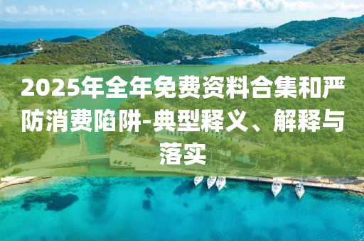 2025年全年免費(fèi)資料合集和嚴(yán)防消費(fèi)陷阱-典型釋義、解釋與落實(shí)