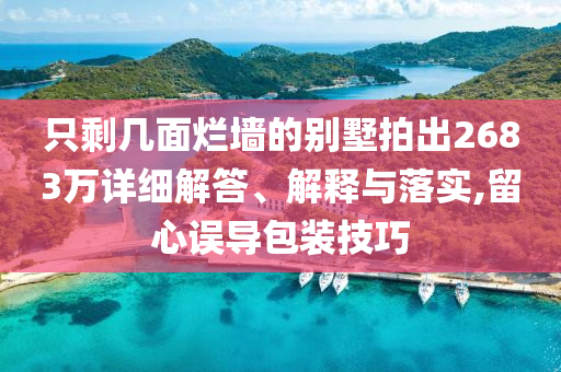 只剩幾面爛墻的別墅拍出2683萬詳細(xì)解答、解釋與落實(shí),留心誤導(dǎo)包裝技巧