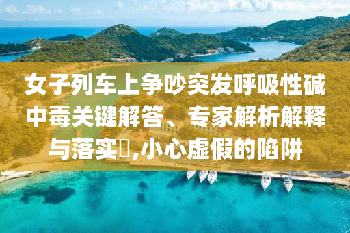 女子列車上爭吵突發(fā)呼吸性堿中毒關(guān)鍵解答、專家解析解釋與落實?,小心虛假的陷阱