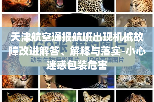天津航空通報航班出現(xiàn)機械故障改進解答、解釋與落實-小心迷惑包裝危害