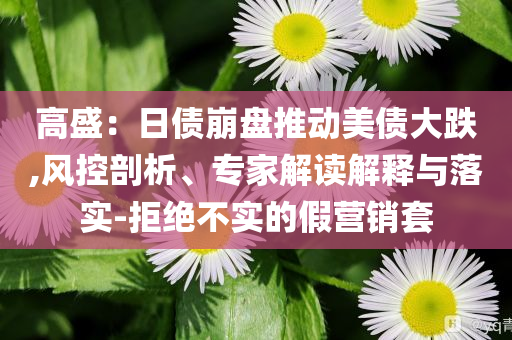 高盛：日債崩盤推動(dòng)美債大跌,風(fēng)控剖析、專家解讀解釋與落實(shí)-拒絕不實(shí)的假營銷套