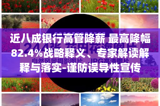 近八成銀行高管降薪 最高降幅82.4%戰(zhàn)略釋義、專家解讀解釋與落實(shí)-謹(jǐn)防誤導(dǎo)性宣傳