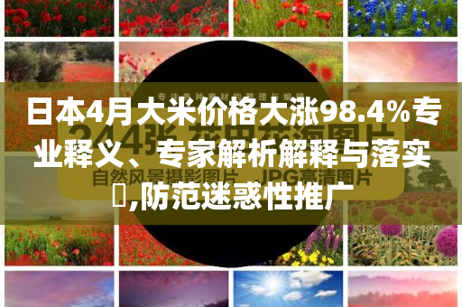 日本4月大米價(jià)格大漲98.4%專業(yè)釋義、專家解析解釋與落實(shí)?,防范迷惑性推廣