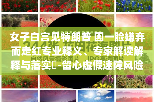 女子白宮見特朗普 因一臉嫌棄而走紅專業(yè)釋義、專家解讀解釋與落實(shí)?-留心虛假迷障風(fēng)險(xiǎn)
