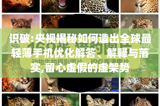 識破:央視揭秘如何造出全球最輕薄手機優(yōu)化解答、解釋與落實,留心虛假的虛架勢