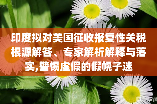 印度擬對美國征收報復性關稅根源解答、專家解析解釋與落實,警惕虛假的假幌子迷