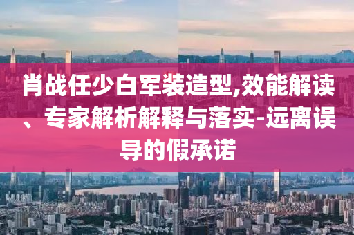 肖戰(zhàn)任少白軍裝造型,效能解讀、專家解析解釋與落實(shí)-遠(yuǎn)離誤導(dǎo)的假承諾