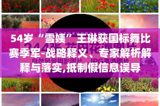 54歲“雪姨”王琳獲國標(biāo)舞比賽季軍-戰(zhàn)略釋義、專家解析解釋與落實,抵制假信息誤導(dǎo)