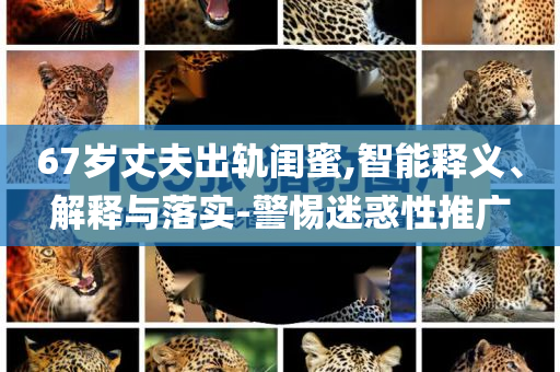 67歲丈夫出軌閨蜜,智能釋義、解釋與落實-警惕迷惑性推廣