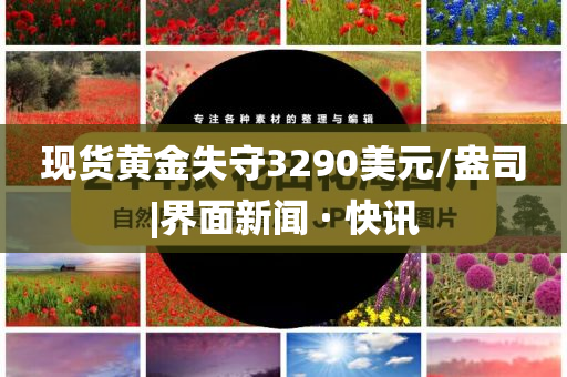 現(xiàn)貨黃金失守3290美元/盎司|界面新聞 · 快訊